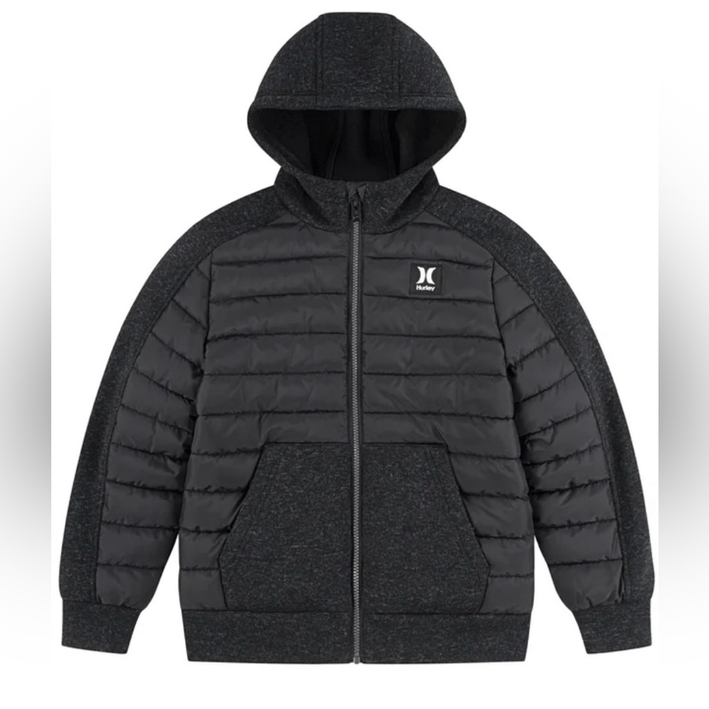 Hurley Kids Youth Black Jacket Size Small